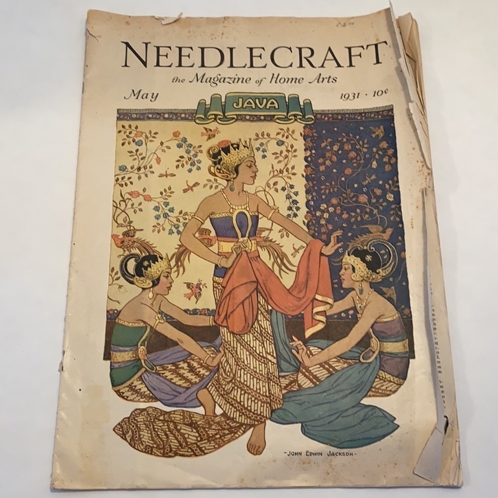 Vintage Set of 2 Needlecraft the Magazine of Home Arts Magazine May October 1931 - Picture 2 of 16